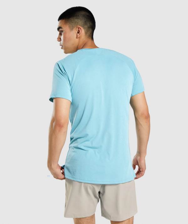 Panske Tricka Gymshark Studio Tyrkysové | FE4502178